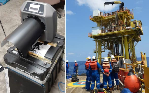 Radiographic inspection on offshore platforms